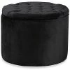 Baxton Studio Livana Velvet Storage Ottoman Home