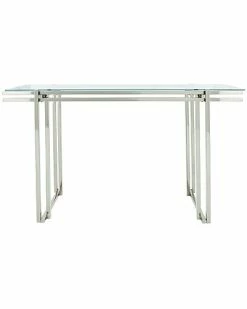 Sagebrook Home Tainless Steel Console Table