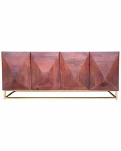 Sagebrook Home Diamond Console Cabinet