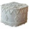 Uttermost Uriah Ivory Pouf Home