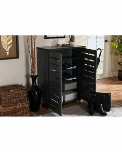 Design Studios Adalwin 2-Door Shoe Storage Cabinet Home -Shop Style Sales 3050181565 RLLD 2