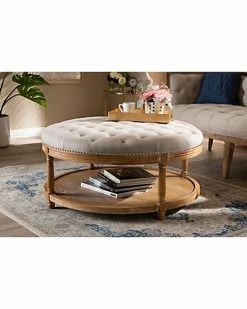 Design Studios Ambroise Button-Tufted Cocktail Ottoman Home 8 Design Studios Ambroise Button-Tufted Cocktail Ottoman Home -Shop Style Sales 3050181574 RLLD 3