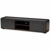 Design Studios Rikke Wood 2-Drawer TV Stand Home