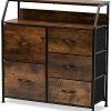 Baxton Studio Jacop Modern Industrial 5-Drawer Storage Cabinet Home