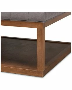 Baxton Studio Alvere Cocktail Ottoman Home -Shop Style Sales 3050186095 RLLD 4