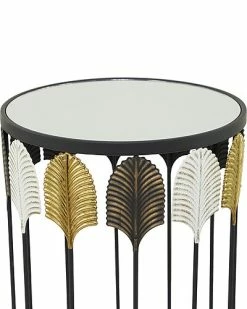 Peyton Lane Set Of 2 Black Contemporary Metal Accent Table Home -Shop Style Sales 3050187100 RLLD 4