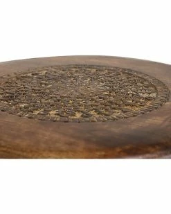 Peyton Lane Handmade Carved Accent Table Home -Shop Style Sales 3050190284 RLLD 4