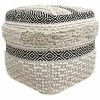 Pasargad Home Grandcanyon Cotton Pouf