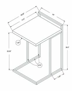 Monarch Specialties De Table / C Table Home -Shop Style Sales 3050197038 RLLD 3