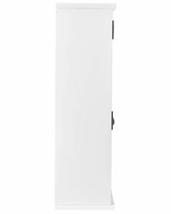 Alaterre Derby 27in Wall Mounted Bath Storage Cabinet With Glass Cabinet Doors And Shelf Home -Shop Style Sales 3050197222 RLLD 4