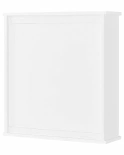 Alaterre Derby 27in Wall Mounted Bath Storage Cabinet With Glass Cabinet Doors And Shelf Home -Shop Style Sales 3050197222 RLLD 5