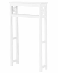 Alaterre Derby 4pc Bathroom Set With Over Toilet Open Storage Shelf, Hamper, Floor Cabinet, And Hutch Home 15 Alaterre Derby 4pc Bathroom Set With Over Toilet Open Storage Shelf, Hamper, Floor Cabinet, And Hutch Home -Shop Style Sales 3050197231 RLLD 7