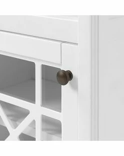 Alaterre Derby 3pc Bathroom Set With Over Toilet Open Storage Shelf, Hamper, And Floor Cabinet Home -Shop Style Sales 3050197232 RLLD 5