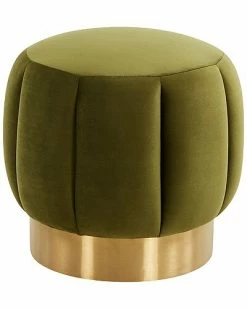 Safavieh Couture Maxine Channel Tufted Ottoman Home
