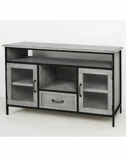 StyleCraft Wood And Metal Cabinet Home