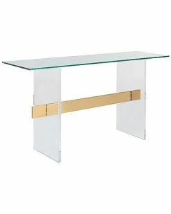 Safavieh Couture Byn Acrylic Gold Console Home