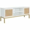 Safavieh Zadie 1-Shelf Rattan Media Stand Home -Shop Style Sales 3050209922 RLLD 1