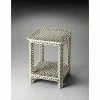 Butler Specialty Company Amelia Brown Bone Inlay Side Table Home