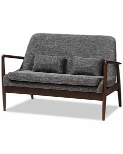 Baxton Studio Carter 2-Seat Loveseat Home