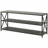 Hewson X Frame 60in Industrial Bookshelf Home