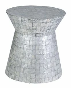 East At Main At Main Rossum Capiz Accent Table Home