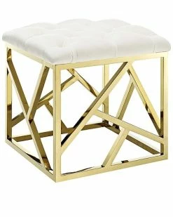 Modway Intersperse Velvet Ottoman Home