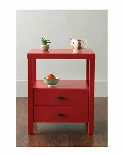 East At Main At Main Westwood Red Acacia Wood Square Accent Table Home -Shop Style Sales 3050224802 RLLD 2