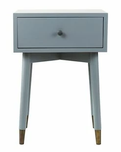 East At Main At Main Weeks Grey Acacia Wood Square Accent Table Home