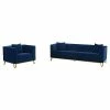Armen Living Everest 2pc Fabric Upholstered Sofa & Chair Set Home -Shop Style Sales 3050225780 RLLD 1