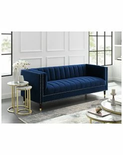 Nicole Miller Geoffey Velvet Sofa Home 7 Nicole Miller Geoffey Velvet Sofa Home -Shop Style Sales 3050228020 RLLD 2