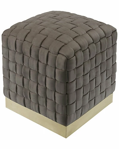Nicole Miller Griffin Velvet Ottoman Home 3 Nicole Miller Griffin Velvet Ottoman Home