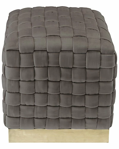 Nicole Miller Griffin Velvet Ottoman Home 5 Nicole Miller Griffin Velvet Ottoman Home - Image 3