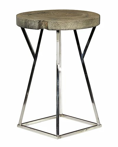 Peyton Lane Stainless Steel Contemporary Accent Table Home 3 Peyton Lane Stainless Steel Contemporary Accent Table Home
