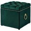 Inspired Home Unter Green Velvet Storage Ottoman -Shop Style Sales 3050230878 RLLD 1