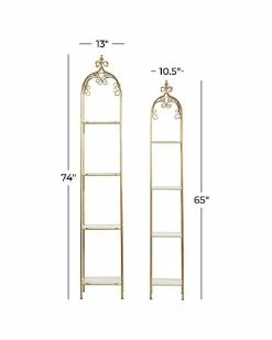 Peyton Lane Set Of 2 Contemporary Shelving Unit Home -Shop Style Sales 3050230924 RLLD 3