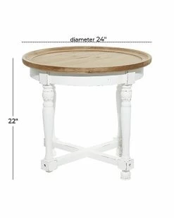Peyton Lane Wood Farmhouse Accent Table Home -Shop Style Sales 3050230993 RLLD 2