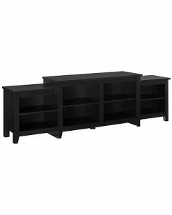 Hewson Simple Black Tiered Top Tv Stand Home 7 Hewson Simple Black Tiered Top Tv Stand Home -Shop Style Sales 3050234091 RLLD 2