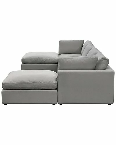 Shabby Chic Yasmin Sofa U-Chaise Sectional Home 4 Shabby Chic Yasmin Sofa U-Chaise Sectional Home - Image 2