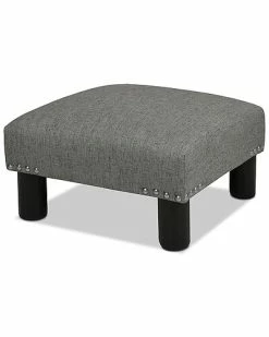 Jennifer Taylor Home Ules 16in Square Accent Footstool Ottoman -Shop Style Sales 3050236046 RLLD 2