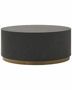 Sagebrook Home Round Coffee Ottoman