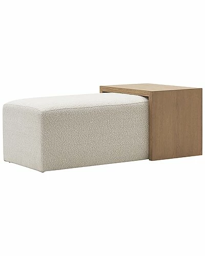 Sagebrook Home Modern Rectangular Ottoman 3 Sagebrook Home Modern Rectangular Ottoman