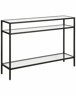 Abraham + Ivy Siviline Blackened Bronze Console Table Home