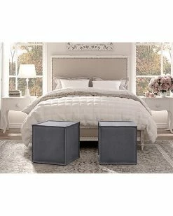 Shabby Chic Kyndal Ottoman Home -Shop Style Sales 3050263993 RLLD 2