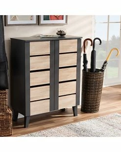 Design Studios Melle 2-Door Wood Entryway Shoe Storage Cabinet Home Oak/gray 10 Design Studios Melle 2-Door Wood Entryway Shoe Storage Cabinet Home Oak/gray -Shop Style Sales 3050271552 RLLD 2