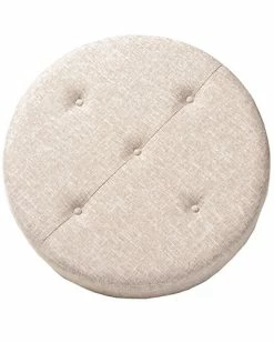 Design Studios Vinet Beige Natural Wood Cocktail Ottoman Home -Shop Style Sales 3050271569 RLLD 3