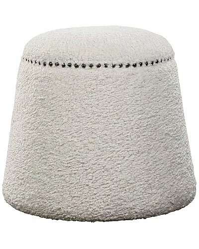 Uttermost Gumdrop White Ottoman Home 3 Uttermost Gumdrop White Ottoman Home