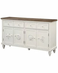 Coast To Coast 4-Drawer Media Credenza Home