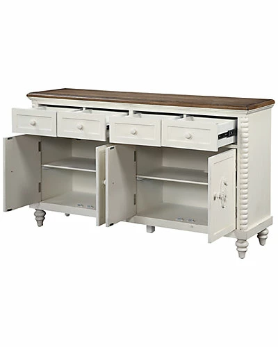 Coast To Coast 4-Drawer Media Credenza Home 5 Coast To Coast 4-Drawer Media Credenza Home - Image 3