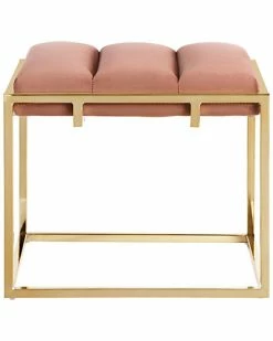 Nicole Miller Brayson Velvet Ottoman Home -Shop Style Sales 3050284325 RLLD 3