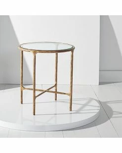Safavieh Couture Jessa Forged Metal Round End Table Home -Shop Style Sales 3050284744 RLLD 2